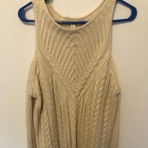 Cable knit sweater